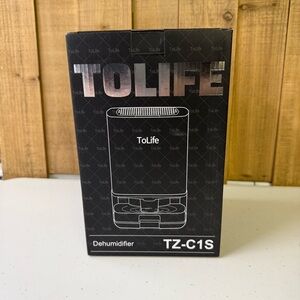 ToLife Dehumidifier 30oz Water Tank Portable LED Lights Workshop Bathroom EUC